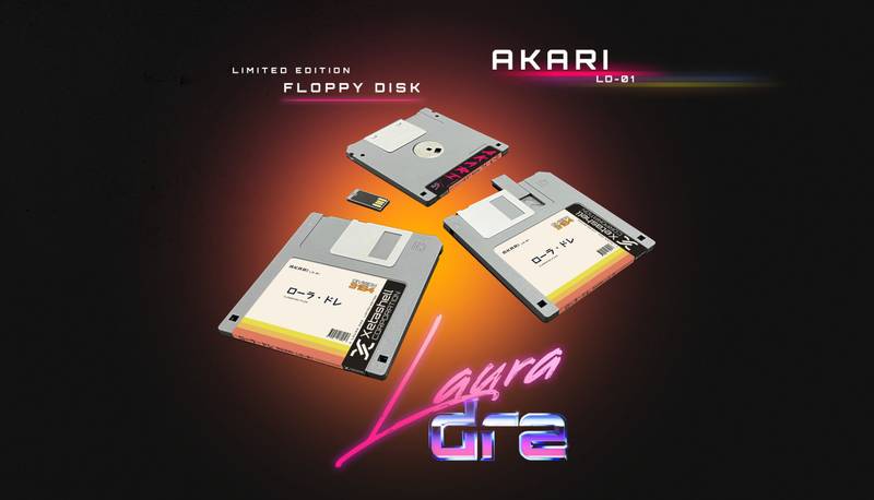 AKARI LD-01 Limited Edition Floppy Disk (USB Flash Drive)
