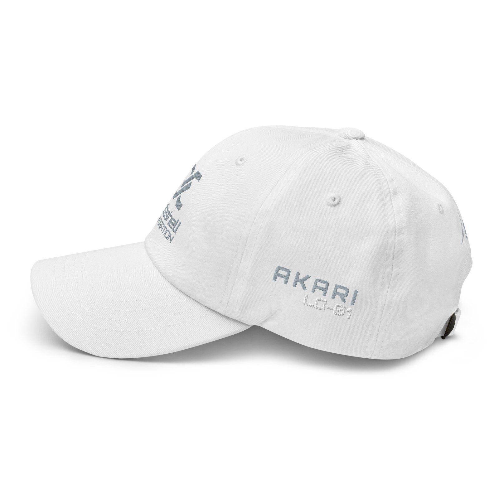 AKARI LD-01 Baseball Cap White – LAURA DRE