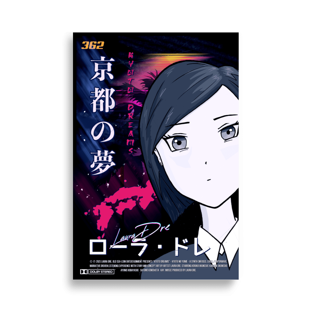 Rin 80s Space Anime Poster